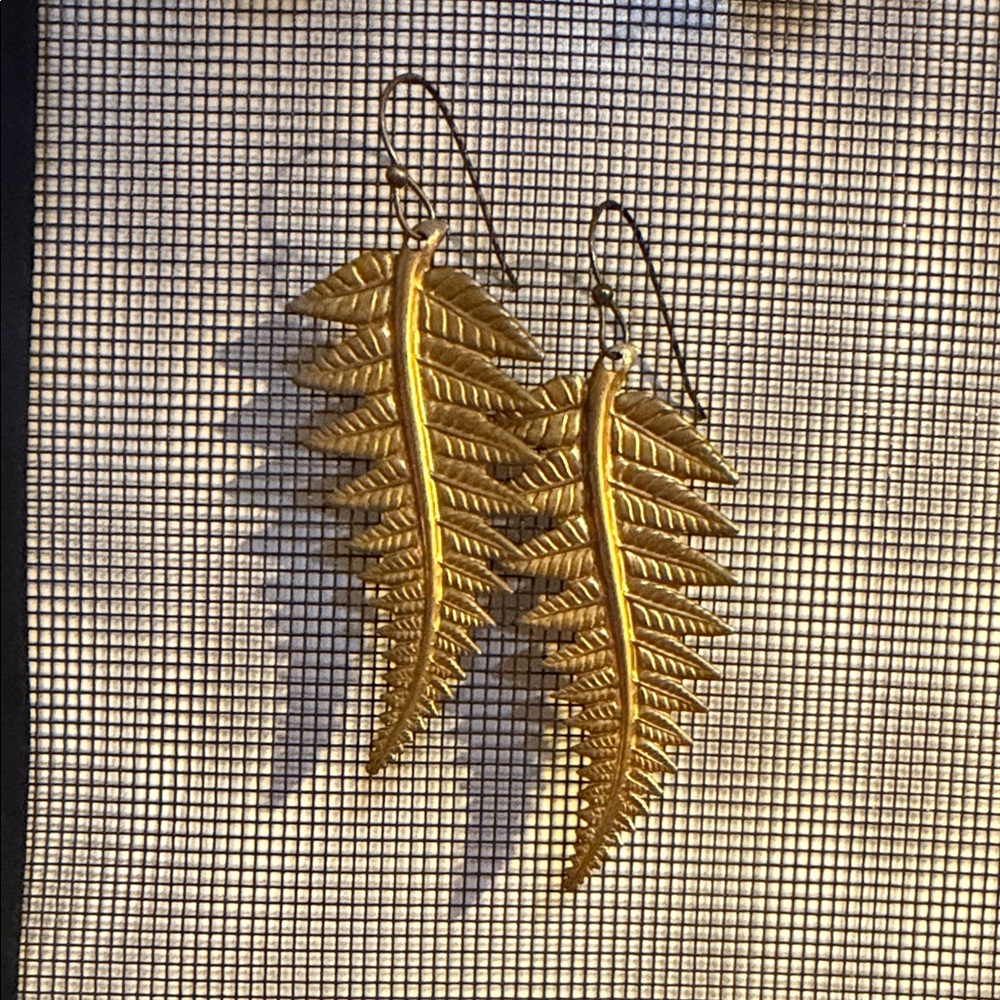 Gold Leaf Earrings